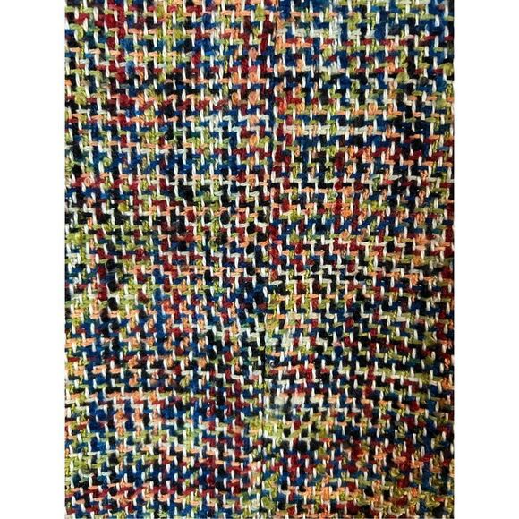 Oscar de la Renta Multicolored Blazer Size 8 Wool Blend (0578) - Picture 7 of 8